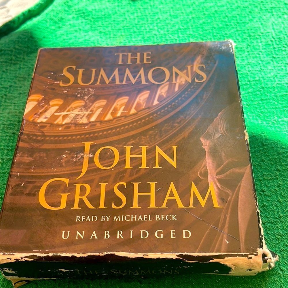 John Grisham the Summons ,  read by Michael Beck unabridged  eight CDs included.